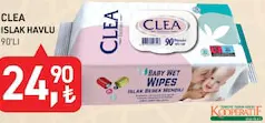 Clea Islak Havlu 90'lı Clea Islak Havlu 90'lı