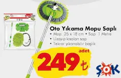 Power Tuning Oto Yıkama Mopu Saplı Power Tuning Oto Yıkama Mopu Saplı