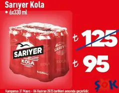 Sarıyer Kola 6x330 ml Sarıyer Kola 6x330 ml