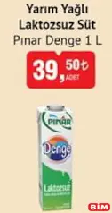 Pınar Denge Yarım Yağlı Laktozsuz Süt 1 L Pınar Denge Yarım Yağlı Laktozsuz Süt 1 L