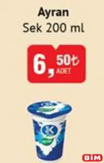 Sek Ayran 200 ml Sek Ayran 200 ml