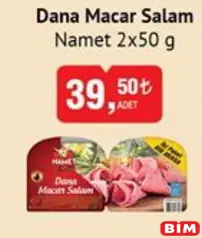 Namet Dana Macar Salam 2x50 g Namet Dana Macar Salam 2x50 g