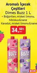 Dimes Buzz Aromalı İçecek Çeşitleri 1 L Dimes Buzz Aromalı İçecek Çeşitleri 1 L