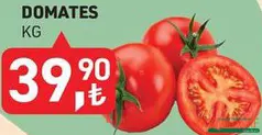 Domates Kg - Koop Market kampanyası Domates Kg - Koop Market'te sadece 39,90 TL
