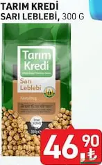Tarım Kredi Sarı Leblebi 300 g - Koop Market kampanyası Tarım Kredi Sarı Leblebi 300 g - Koop Market'te sadece 46,90 TL