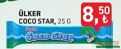 Ülker Coco Star Çikolata 25 g - Koop Market kampanyası Ülker Coco Star Çikolata 25 g - Koop Market'te sadece 8,50 TL