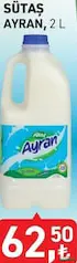 Sütaş Ayran 2 L - Koop Market kampanyası Sütaş Ayran 2 L - Koop Market'te sadece 62,50 TL