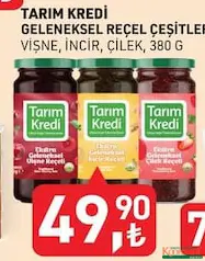 Tarım Kredi Geleneksel Reçel Çeşitleri 380 g - Koop Market kampanyası Tarım Kredi Geleneksel Reçel Çeşitleri 380 g - Koop Market'te sadece 49,90 TL