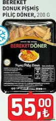 Bereket Donuk Pişmiş Piliç Döner 200 g - Koop Market kampanyası Bereket Donuk Pişmiş Piliç Döner 200 g - Koop Market'te sadece 55,00 TL