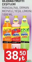 Uludağ Frutti Çeşitleri 1 L - Koop Market kampanyası Uludağ Frutti Çeşitleri 1 L - Koop Market'te sadece 38,50 TL