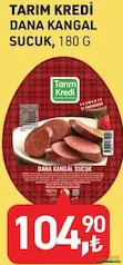 Tarım Kredi Dana Kangal Sucuk 180 g - Koop Market kampanyası Tarım Kredi Dana Kangal Sucuk 180 g - Koop Market'te sadece 104,90 TL