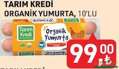Tarım Kredi Organik Yumurta 10'lu - Koop Market kampanyası Tarım Kredi Organik Yumurta 10'lu - Koop Market'te sadece 99,00 TL