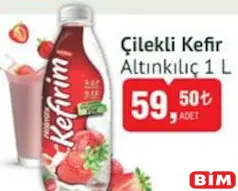 Altınkılıç Çilekli Kefir 1 L - BİM'de 59,50 TL