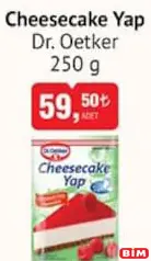 Dr. Oetker Cheesecake Yap 250 g - BİM'de 59,50 TL