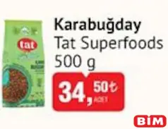 Tat Bakliyat Karabuğday 500 g - BİM'de 34,50 TL