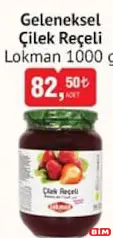 Lokman Geleneksel Çilek Reçeli 1 kg - BİM'de 82,50 TL