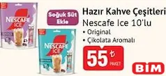 Nescafe Ice Hazır Soğuk Kahve Çeşitleri 10'lu - BİM'de 55,00 TL