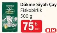 Fiskobirlik Dökme Siyah Çay 500 g - BİM'de 75,00 TL