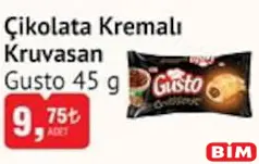Gusto Çikolata Kremalı Kruvasan 45 g - BİM'de 9,75 TL