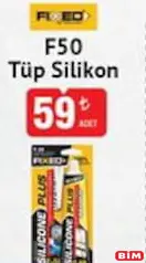 Fixed F50 Tüp Silikon Fixed F50 Tüp Silikon - BİM'de 59,00 TL