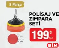 Sgs Polisaj ve Zımpara Seti 8 Parça Sgs Polisaj ve Zımpara Seti 8 Parça - BİM'de 199,00 TL