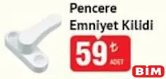 Sgs Pencere Emniyet Kilidi Sgs Pencere Emniyet Kilidi - BİM'de 59,00 TL