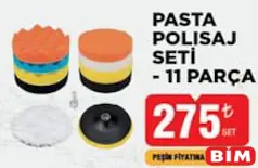 Sgs Pasta Polisaj Seti 11 Parça Sgs Pasta Polisaj Seti 11 Parça - BİM'de 275,00 TL