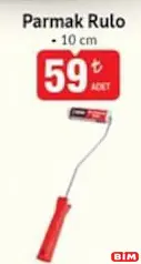 Parmak Rulo 10 cm Parmak Rulo 10 cm - BİM'de 59,00 TL