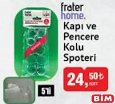 Frater Home Kapı ve Pencere Kolu Stoperi Frater Home Kapı ve Pencere Kolu Stoperi - BİM'de 24,50 TL