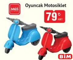 Mgs Oyuncak Motosiklet Mgs Oyuncak Motosiklet - BİM'de 79,00 TL