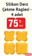 Silikon Derz Çekme Raglesi 4 adet Silikon Derz Çekme Raglesi 4 adet - BİM'de 75,00 TL