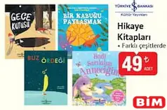 Türkiye İş Bankası Hikaye Kitapları Türkiye İş Bankası Hikaye Kitapları - BİM'de 49,00 TL