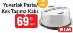 Yuvarlak Pasta/Kek Taşıma Kabı 28 cm Yuvarlak Pasta/Kek Taşıma Kabı 28 cm - BİM'de 69,00 TL
