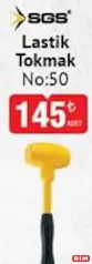 Sgs Lastik Tokmak No:50 Sgs Lastik Tokmak No:50 - BİM'de 145,00 TL