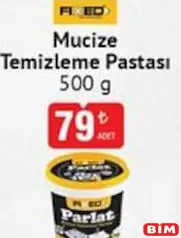 Fixed Mucize Temizleme Pastası 500 g Fixed Mucize Temizleme Pastası 500 g - BİM'de 79,00 TL