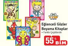 0-6 Yaş Yayınları Eğlenceli Gözler Boyama Kitapları 0-6 Yaş Yayınları Eğlenceli Gözler Boyama Kitapları - BİM'de 55,00 TL