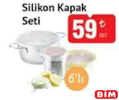 Silikon Kapak Seti 6'lı Silikon Kapak Seti 6'lı - BİM'de 59,00 TL