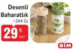 Desenli Baharatlık 244 cc Desenli Baharatlık 244 cc - BİM'de 29,00 TL