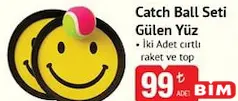 Catch Ball Gülen Yüz Seti Catch Ball Gülen Yüz Seti - BİM'de 99,00 TL