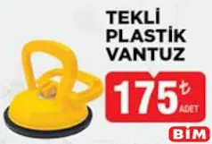 Sgs Tekli Plastik Vantuz Sgs Tekli Plastik Vantuz - BİM'de 175,00 TL