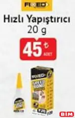 Sgs Fixed Hızlı Yapıştırıcı 20 g Sgs Fixed Hızlı Yapıştırıcı 20 g - BİM'de 45,00 TL