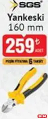 Sgs Yankeski 160 mm Sgs Yankeski 160 mm - BİM'de 259,00 TL