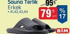 Sauna Terlik Erkek Sauna Terlik Erkek - BİM'de 79,00 TL