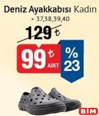 Deniz Ayakkabısı Kadın Deniz Ayakkabısı Kadın - BİM'de 99,00 TL