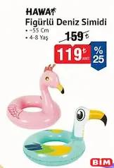 Hawai Figürlü Deniz Simidi 55 cm Hawai Figürlü Deniz Simidi 55 cm - BİM'de 119,00 TL