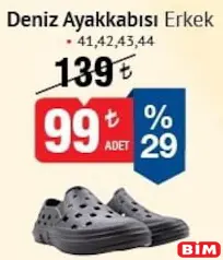 Deniz Ayakkabısı Erkek Deniz Ayakkabısı Erkek - BİM'de 99,00 TL