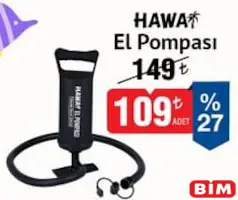 Hawai El Pompası Hawai El Pompası - BİM'de 109,00 TL