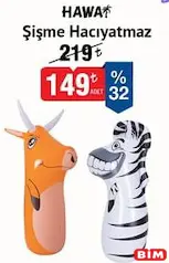 Hawai Şişme Hacıyatmaz Hawai Şişme Hacıyatmaz - BİM'de 149,00 TL