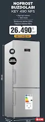 Keysmart KEY 490 NFS Nofrost Buzdolabı Keysmart KEY 490 NFS Nofrost Buzdolabı - BİM'de 26.490,00 TL