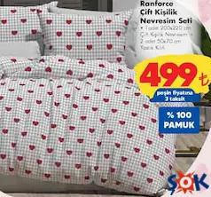Ranforce Çift Kişilik Nevresim Seti - ŞOK'da 499,00 TL